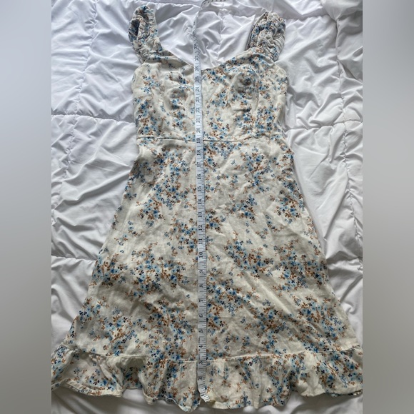 Old navy fit and flare puff-sleeve mini dress - Picture 4 of 6